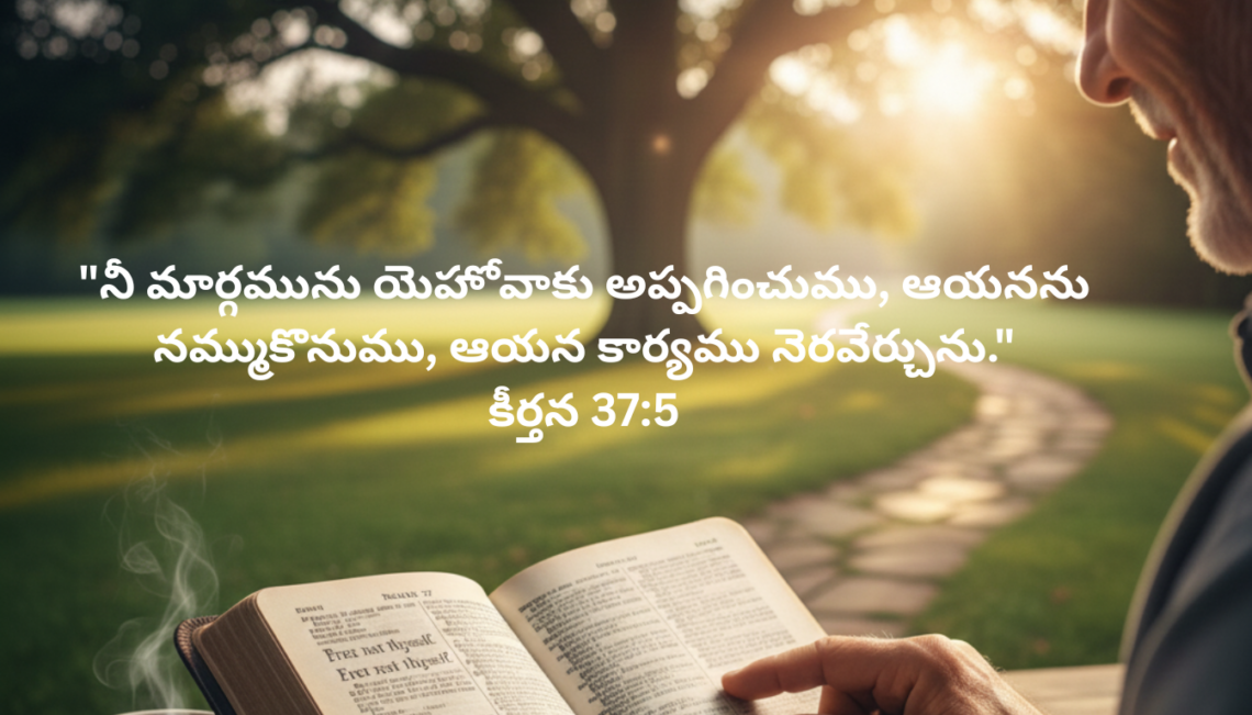 Psalm 37 Devotional Telugu