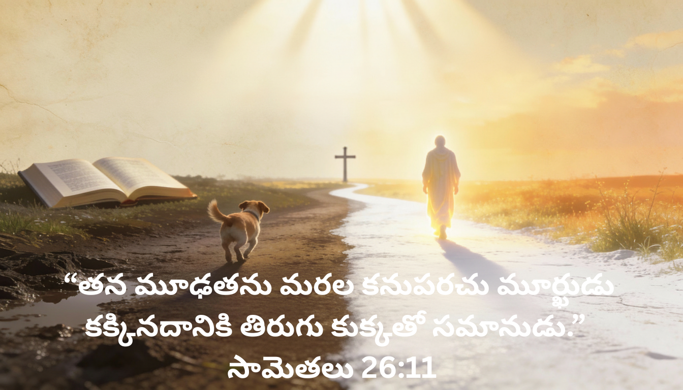 మూర్ఖుడు  మరియు జ్ఞానుడు: నీతిమంతజీవనానికి పిలుపు (సామెతలు 26 ఆత్మీయధ్యానం)